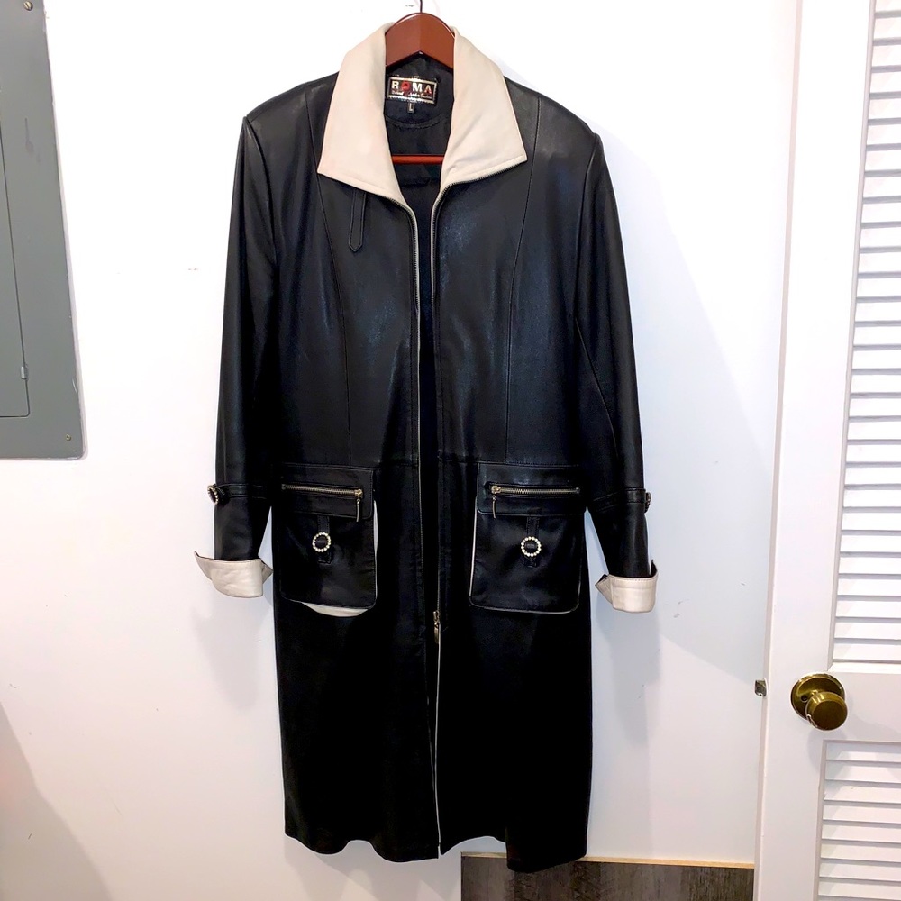 ROMA Leather Coat